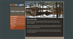 Desktop Screenshot of ottercreeklodge.com